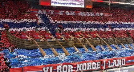 Norveç'in Viking kutlaması Dünya Kupası'na damga vurdu