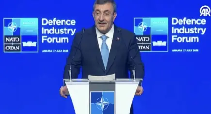 Cevdet Yılmaz Nato Zirvesi'nde konuştu