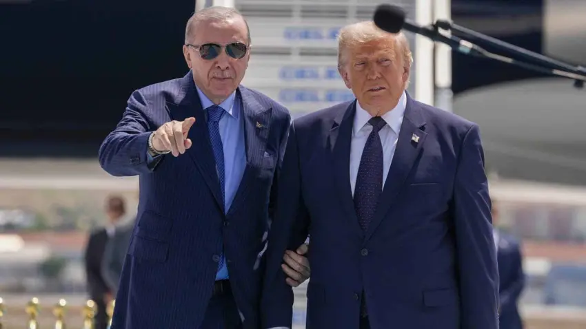 Trump Ankara'da| F-35 mesajı Beştepe'den geldi: Kesinlikle değerlendireceğimiz bir konu! haberinin görseli