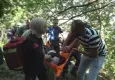 Amasya'da alevlerin arasında kalan görme engelli yaşlı kadını itfaiye ekipleri son anda kurtardı