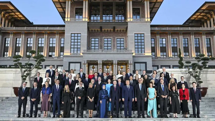 Cumhurbaşkanlığı Külliyesi'nde NATO liderleri onuruna resepsiyon ve akşam yemeği haberinin görseli