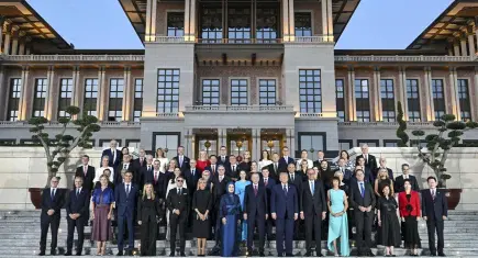 Cumhurbaşkanlığı Külliyesi'nde NATO liderleri onuruna resepsiyon ve akşam yemeği