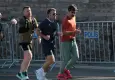 Fransa Cumhurbaşkanı Macron, Zirve öncesi Seğmenler Parkı'nda koştu