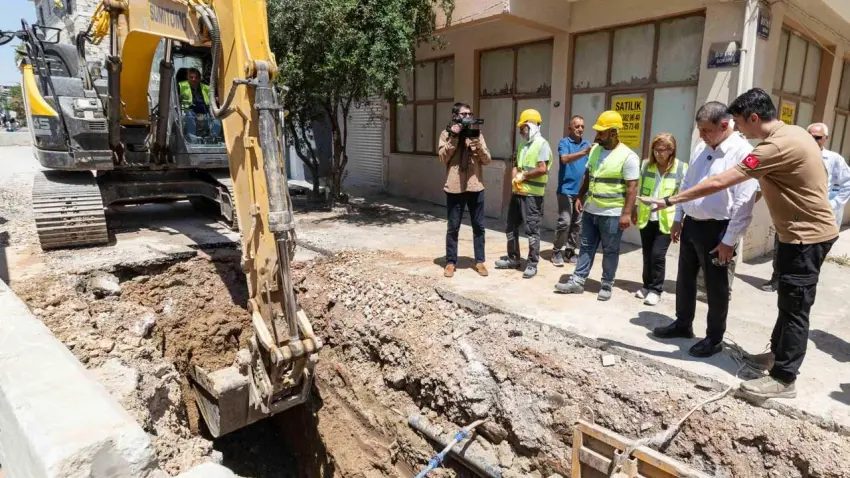 İZSU’nun Balatçık’taki altyapı projesinde çalışmalar sürüyor haberinin görseli