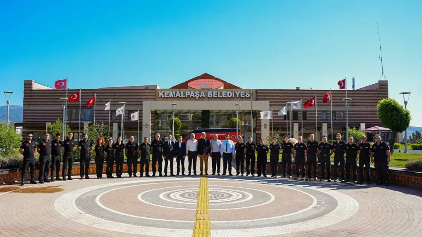 Kemalpaşa Belediyesi arama kurtarma ekibi eğitimlerini sürdürüyor haberinin görseli