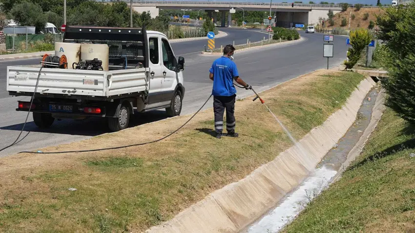 Kemalpaşa’da haşerelere karşı yaz mesaisi haberinin görseli