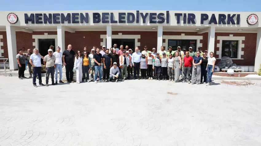 Menemen Belediyesi’nden TIR ve kamyon şoförleri için modern mola noktası haberinin görseli