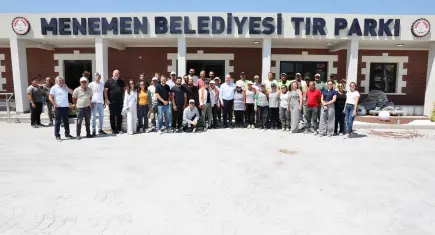 Menemen Belediyesi’nden TIR ve kamyon şoförleri için modern mola noktası