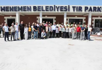 Menemen Belediyesi’nden TIR ve kamyon şoförleri için modern mola noktası