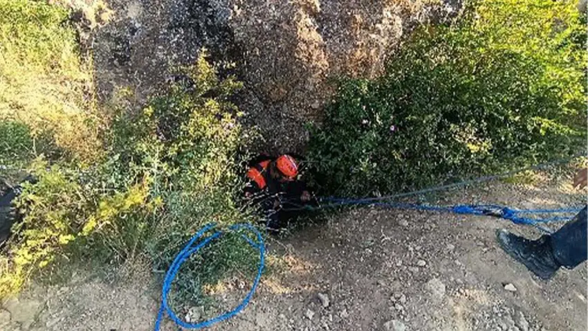 Çorum'da define ararken mağarada kayboldu: Metan gazı nedeniyle arama çalışmaları durduruldu haberinin görseli