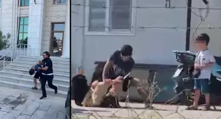 Eşini bıçak tehdidiyle darp eden şüpheli tutuklandı