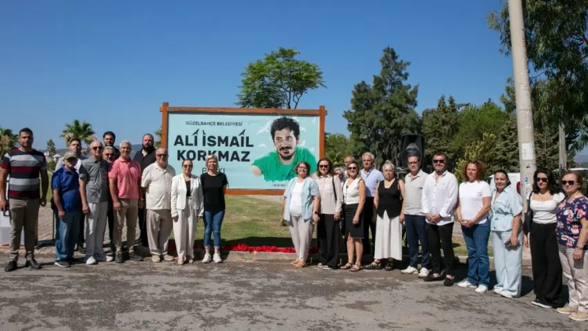 Ali İsmail Korkmaz ölümünün 13. yılında Güzelbahçe’de anıldı haberinin görseli
