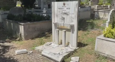 Ermeni mezarlığına saldıran şüpheli tutuklama talebiyle adliyede