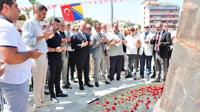 Srebrenitsa Soykırımı 31. yılında Menemen'de dualarla anıldı haberinin görseli