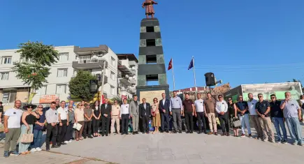 Buca'da Srebrenitsa Soykırımı'nın yıl dönümünde anma töreni