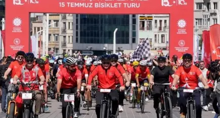 15 Temmuz Bisiklet Turu, İstanbul'da gerçekleştirildi