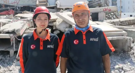 Babasının izinden gitti: AFAD’ta görev yapmaya başladı