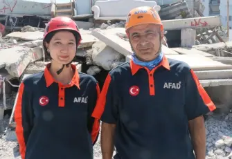 Babasının izinden gitti: AFAD’ta görev yapmaya başladı