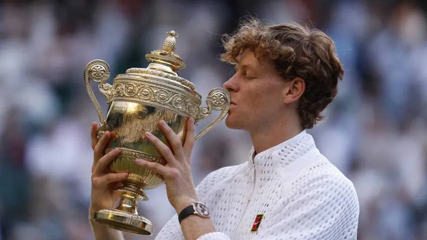 Wimbledon'da zafer Jannik Sinner'ın! haberinin görseli