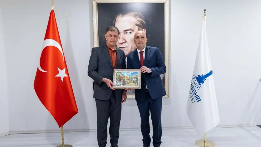 Başkan Tugay, Kırcaali heyetini ağırladı: Dostluğumuzu ortak projelerle büyütelim haberinin görseli