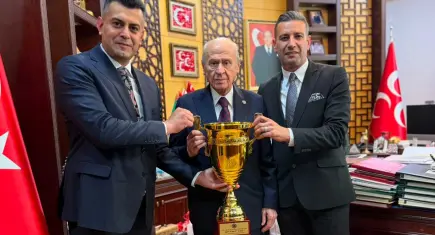 Boks Federasyonu’ndan Bahçeli’ye ziyaret