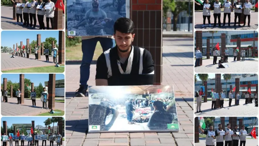 HÜDA PAR İzmir Gençlik Kolları'ndan Gazze için farkındalık etkinliği haberinin görseli
