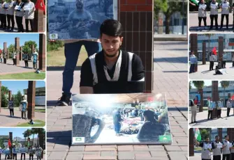 HÜDA PAR İzmir Gençlik Kolları'ndan Gazze için farkındalık etkinliği