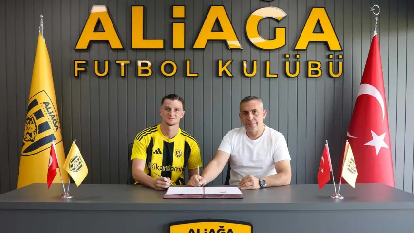 Aliağa FK'dan ikinci transfer Eren Tunalı haberinin görseli