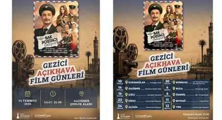 İzmir’de ‘Gezici Açıkhava Film Günleri’ başladı