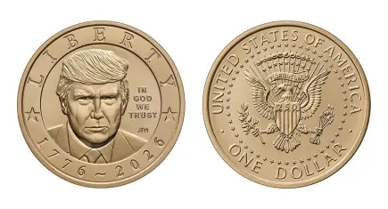 ABD, bağımsızlığının 250. yılına özel Trump portreli altın para basacak