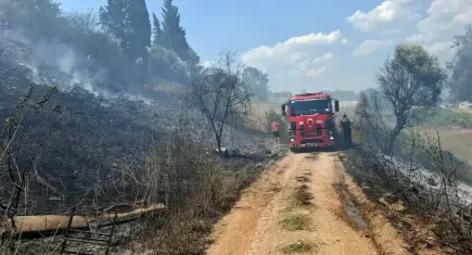 Antalya’da çıkan yangın söndürüldü