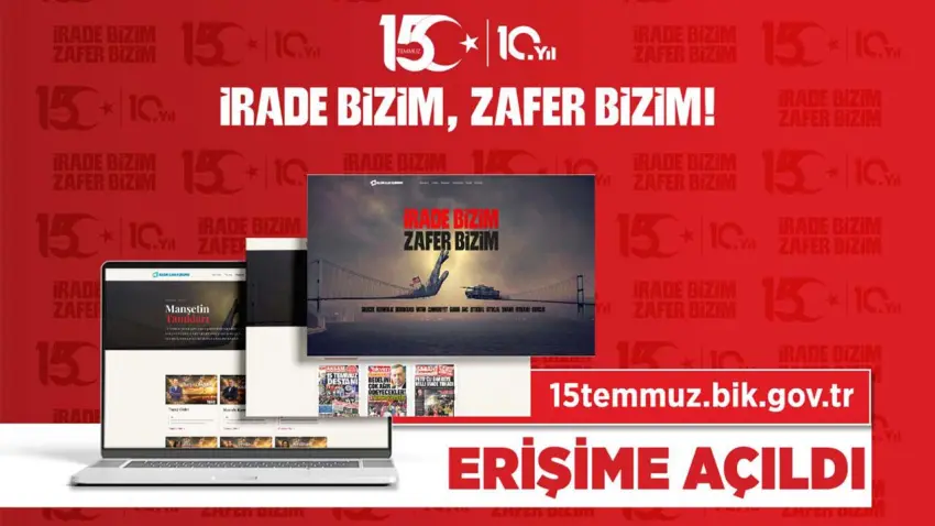 Basın İlan Kurumu'ndan 15 Temmuz'un hafızasını geleceğe taşıyan dijital arşiv haberinin görseli