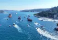 İstanbul Boğazı'nda 15 Temmuz şehitleri için 253 tekneli kortej