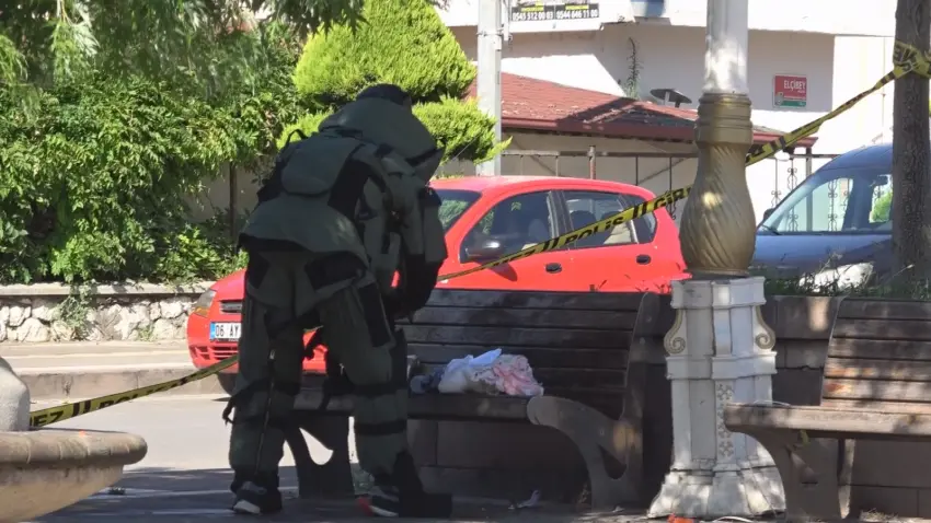 Amasya'da şüpheli çanta paniği: Kontrollü şekilde patlatılan çantadan bebek kıyafetleri çıktı