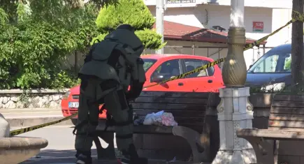 Amasya'da şüpheli çanta paniği: Kontrollü şekilde patlatılan çantadan bebek kıyafetleri çıktı