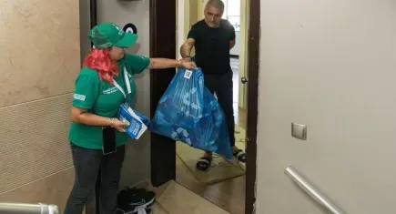 Güzelbahçe'de de kapıdan kapıya geri dönüşüme geçti