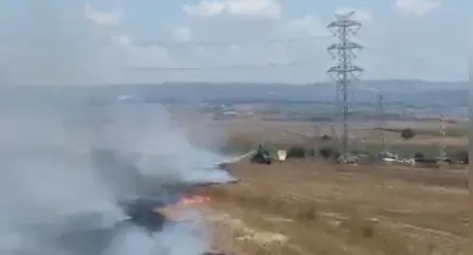 Silivri'de yangın: 300 dönüm arazi zarar gördü