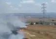 Silivri'de yangın: 300 dönüm arazi zarar gördü
