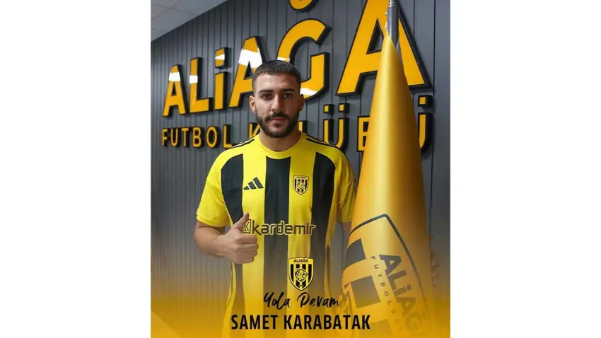 Aliağa FK, kaleci Samet Karabatak'la devam ediyor haberinin görseli