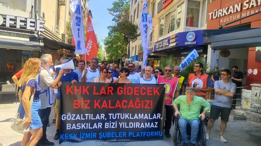 KESK'ten Ankara'daki müdahaleye tepki  haberinin görseli