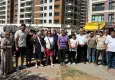 Örnekköy'de hak sahiplerinden anahtarlı protesto