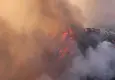 Amasya'da katı atık tesisinde büyük yangın