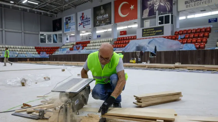Celal Atik Spor Salonu yenileniyor haberinin görseli