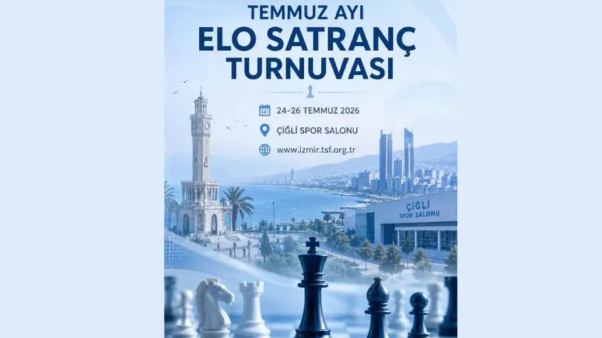 Temmuz Ayı ELO Satranç Turnuvası Çiğli'de düzenlenecek haberinin görseli
