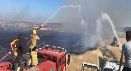 Eskişehir’de anız yangını