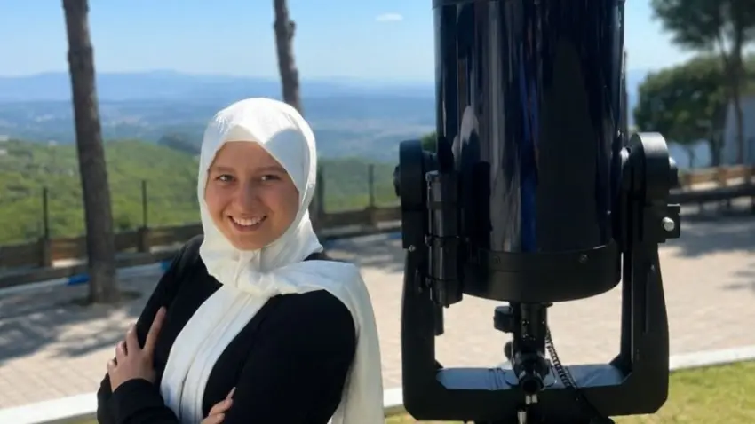 Liseli Nur Sima’nın uzay projesine uluslararası onay haberinin görseli