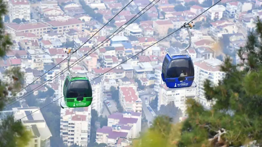 Balçova Teleferik Tesisleri bakım için geçici olarak kapanıyor haberinin görseli