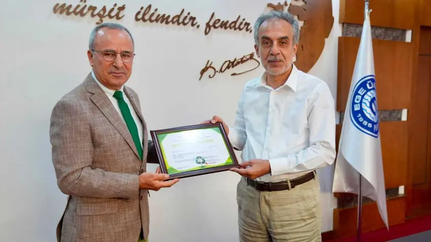Ege Üniversitesinde “Sıfır Atık” belgesi yenilendi