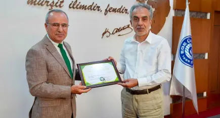 Ege Üniversitesinde “Sıfır Atık” belgesi yenilendi