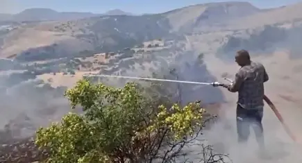 Yangına erken müdahale edildi: Büyümeden söndürüldü